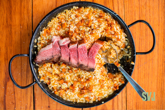 Picaña Salvaje con risotto